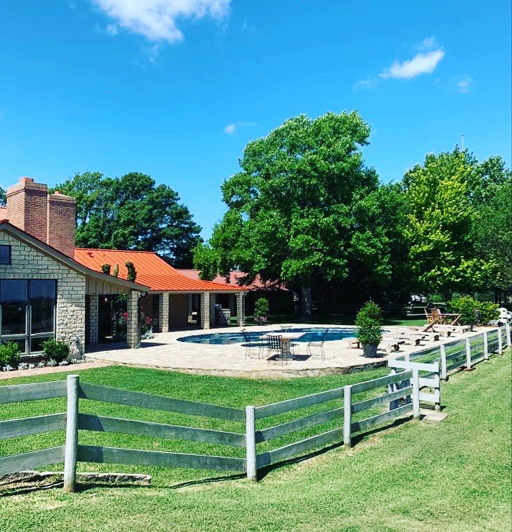 View of the pool & hot tub